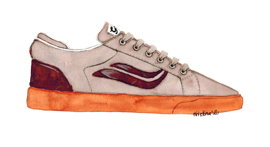 brauner Sneaker von Genesis Footwear